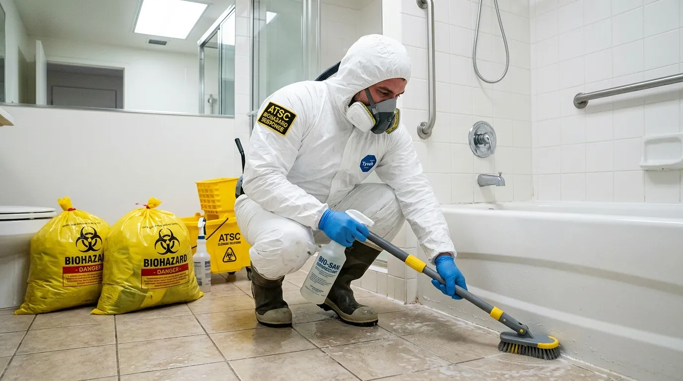 Decontamination equipment deployed for Blood Cleanup in Yarmouth